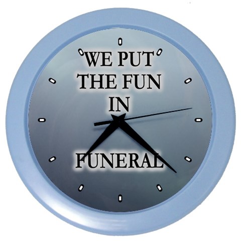 Design1055 Color Wall Clock from UrbanLoad.com Front