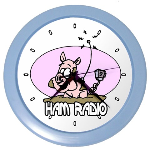 Design1070 Color Wall Clock from UrbanLoad.com Front
