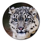 Snow Leopard Round Mousepad