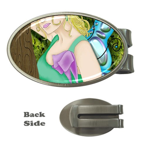 Forgotten Summer Money Clip (Oval) from UrbanLoad.com Front