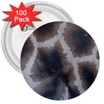 Giraffe Skin 3  Button (100 pack)