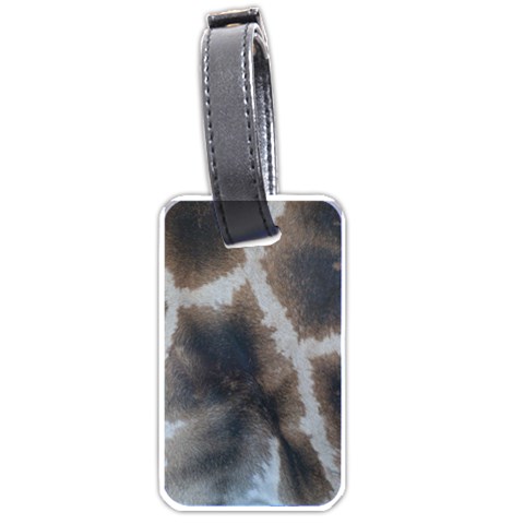 Giraffe Skin Luggage Tag (one side) from UrbanLoad.com Front