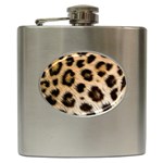 Leopard Skin Hip Flask (6 oz)