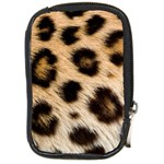 Leopard Skin Compact Camera Leather Case