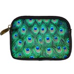 Peacock Feather 1 Digital Camera Leather Case