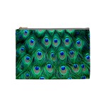 Peacock Feather 1 Cosmetic Bag (Medium)