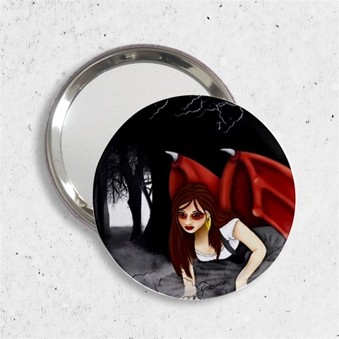 Crimson Wings 2.25  Handbag Mirror from UrbanLoad.com Front