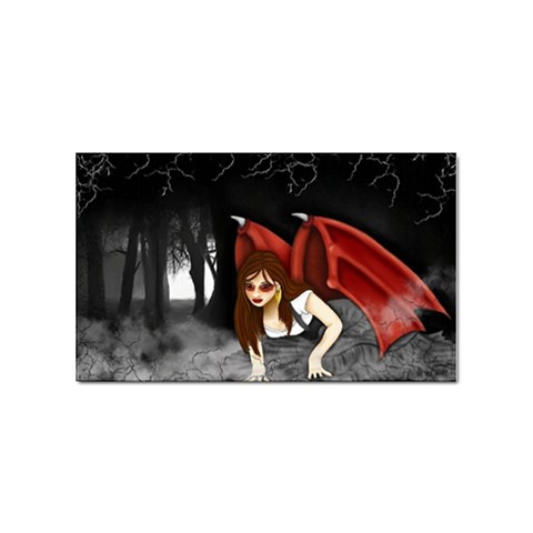 Crimson Wings Sticker Rectangular (10 pack) from UrbanLoad.com Front