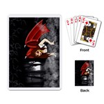 Crimson Wings Playing Cards Single Design