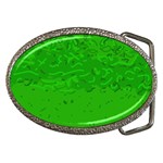 Green Custom Belt Buckle