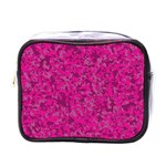 Hot Pink Custom Mini Toiletries Bag (One Side)
