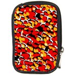 Red Pebbles Custom Compact Camera Leather Case