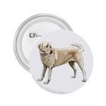 BW Yellow Labrador Retriever Dog Gifts 2.25  Button