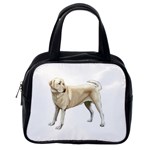 BW Yellow Labrador Retriever Dog Gifts Classic Handbag (One Side)