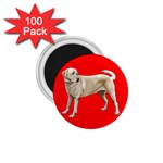 BR Yellow Labrador Retriever Dog Gifts 1.75  Magnet (100 pack) 