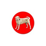 BR Yellow Labrador Retriever Dog Gifts Golf Ball Marker (4 pack)