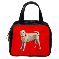 BR Yellow Labrador Retriever Dog Gifts Classic Handbag (Two Sides) from UrbanLoad.com Back