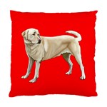 BR Yellow Labrador Retriever Dog Gifts Cushion Case (Two Sides)