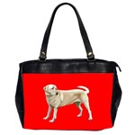 BR Yellow Labrador Retriever Dog Gifts Oversize Office Handbag (Two Sides)