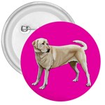 BP Yellow Labrador Retriever Dog Gifts 3  Button