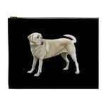 BB Yellow Labrador Retriever Dog Gifts Cosmetic Bag (XL)