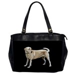 BB Yellow Labrador Retriever Dog Gifts Oversize Office Handbag (One Side)