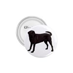 BW Black Labrador Retriever Dog Gifts 1.75  Button