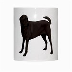 BW Black Labrador Retriever Dog Gifts White Mug