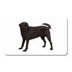 BW Black Labrador Retriever Dog Gifts Magnet (Rectangular)