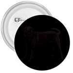 BB Black Labrador Retriever Dog Gifts 3  Button