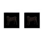 BB Black Labrador Retriever Dog Gifts Cufflinks (Square)