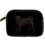 BB Black Labrador Retriever Dog Gifts Digital Camera Leather Case