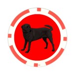 BR Black Labrador Retriever Dog Gifts Poker Chip Card Guard