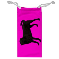 BP Black Labrador Retriever Dog Gifts Jewelry Bag from UrbanLoad.com Front