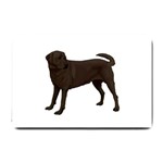 BW Chocolate Labrador Retriever Dog Gifts Small Doormat