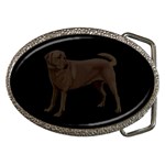 BB Chocolate Labrador Retriever Dog Gifts Belt Buckle