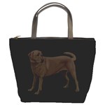 BB Chocolate Labrador Retriever Dog Gifts Bucket Bag