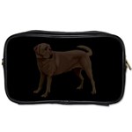 BB Chocolate Labrador Retriever Dog Gifts Toiletries Bag (Two Sides)