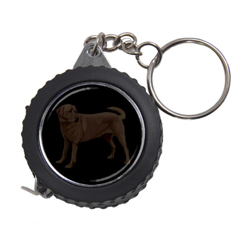 BB Chocolate Labrador Retriever Dog Gifts Measuring Tape from UrbanLoad.com Front