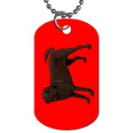 Chocolate Labrador Retriever Dog Gifts BR Dog Tag (One Side)
