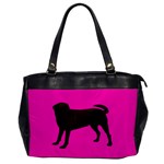 Chocolate Labrador Retriever Dog Gifts BP Oversize Office Handbag (One Side)