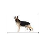 German Shepherd Alsatian Dog Gifts BW Magnet (Name Card)