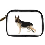 German Shepherd Alsatian Dog Gifts BW Digital Camera Leather Case