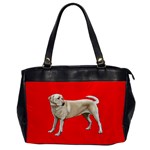 Yellow Labrador Retriever Oversize Office Handbag (One Side)