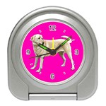 Yellow Labrador Retriever Travel Alarm Clock