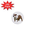 British Bulldog Gifts BW 1  Mini Button (100 pack) 