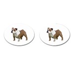 British Bulldog Gifts BW Cufflinks (Oval)