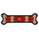 Red Flower Magnet (Dog Bone)
