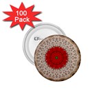 Red Center Doily 1.75  Button (100 pack) 