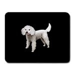 White Poodle Dog Gifts BB Small Mousepad
